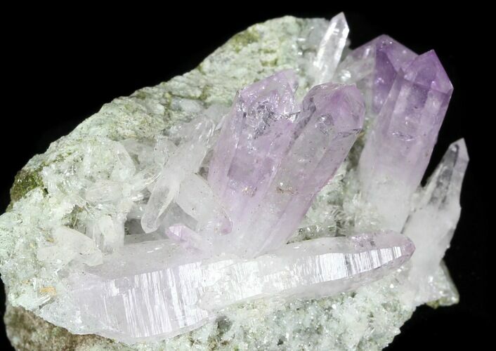 Amethyst Crystal Cluster on Matrix - Las Vigas, Mexico #31497
